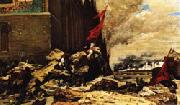 Georges Clairin The Burning of the Tuileries Spain oil painting artist